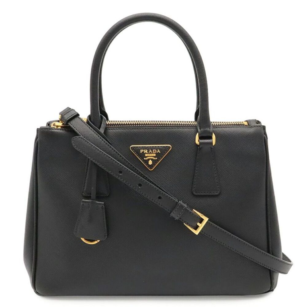Prada Galleria Triangle Logo Handbag